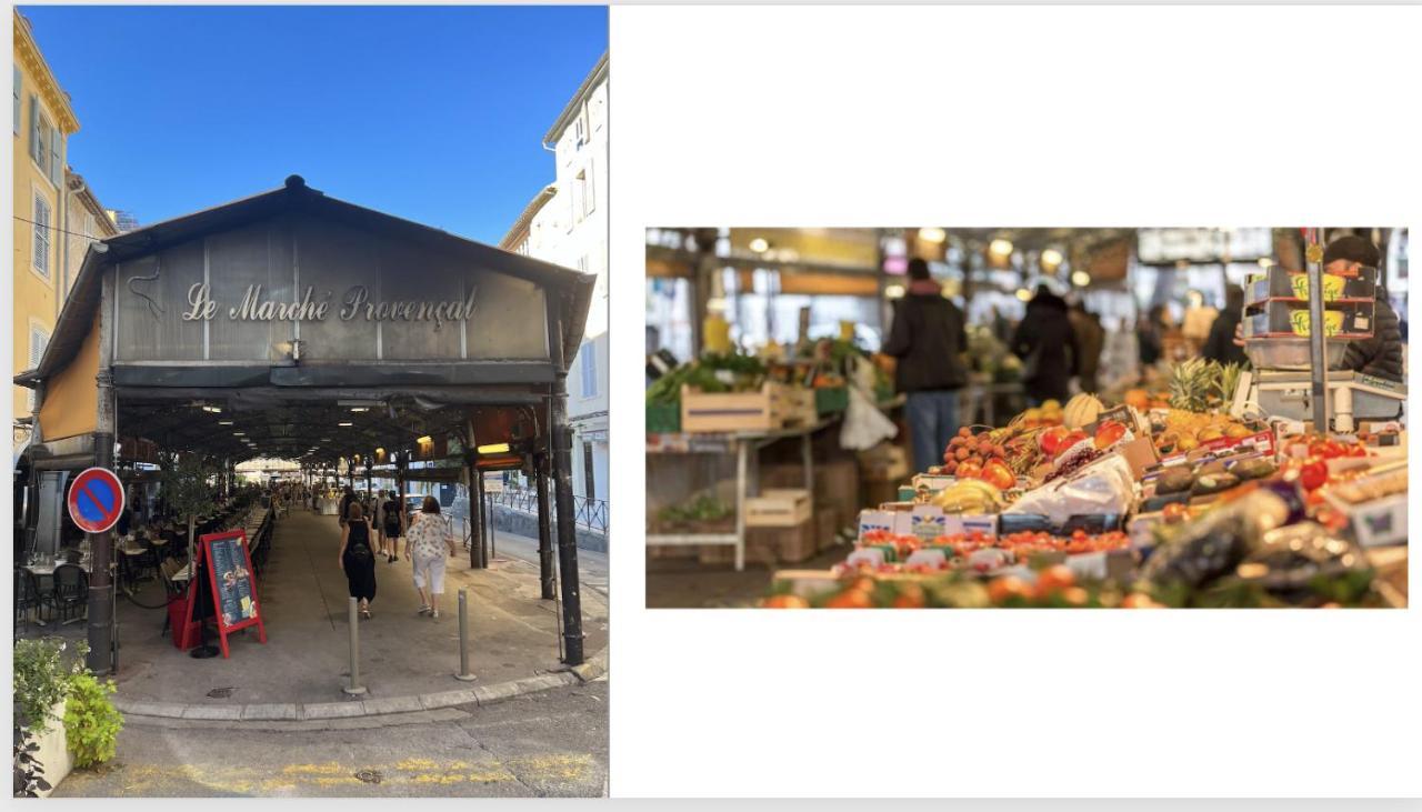 Nouveau Loft: vieille-ville, musée Picasso, marché Antibes Exterior foto